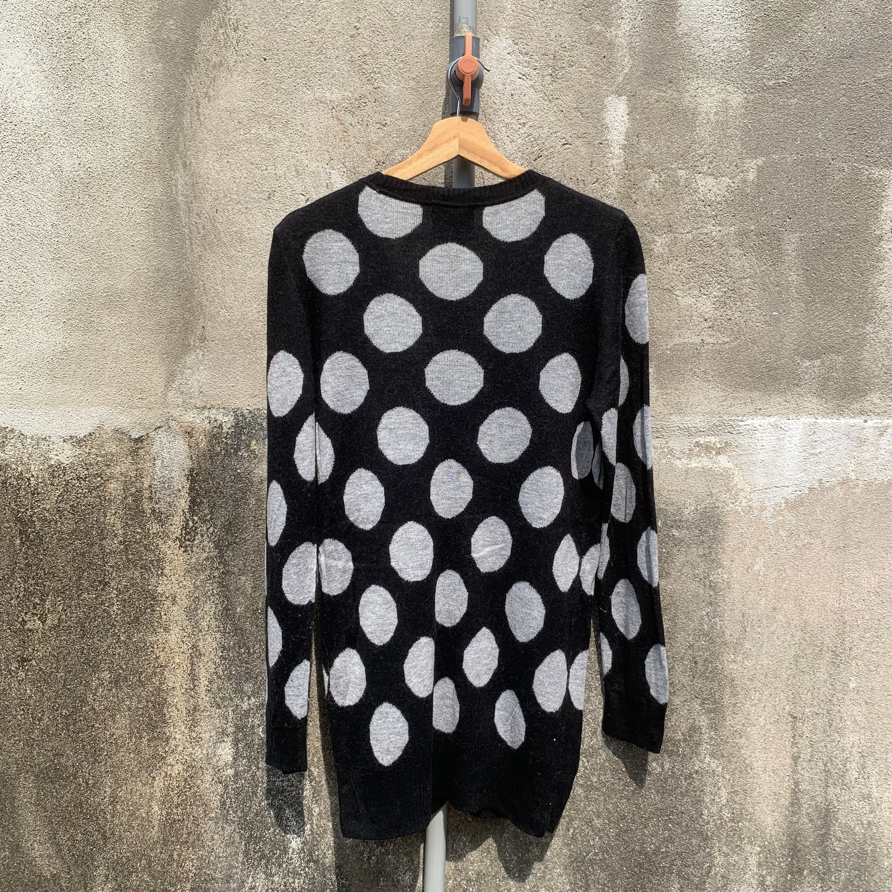 agnes b. Agnes B. Knit Designer Circle Pattern VERY RARE Cardigan Size US S / EU 44-46 / 1 - 7 Thumbnail