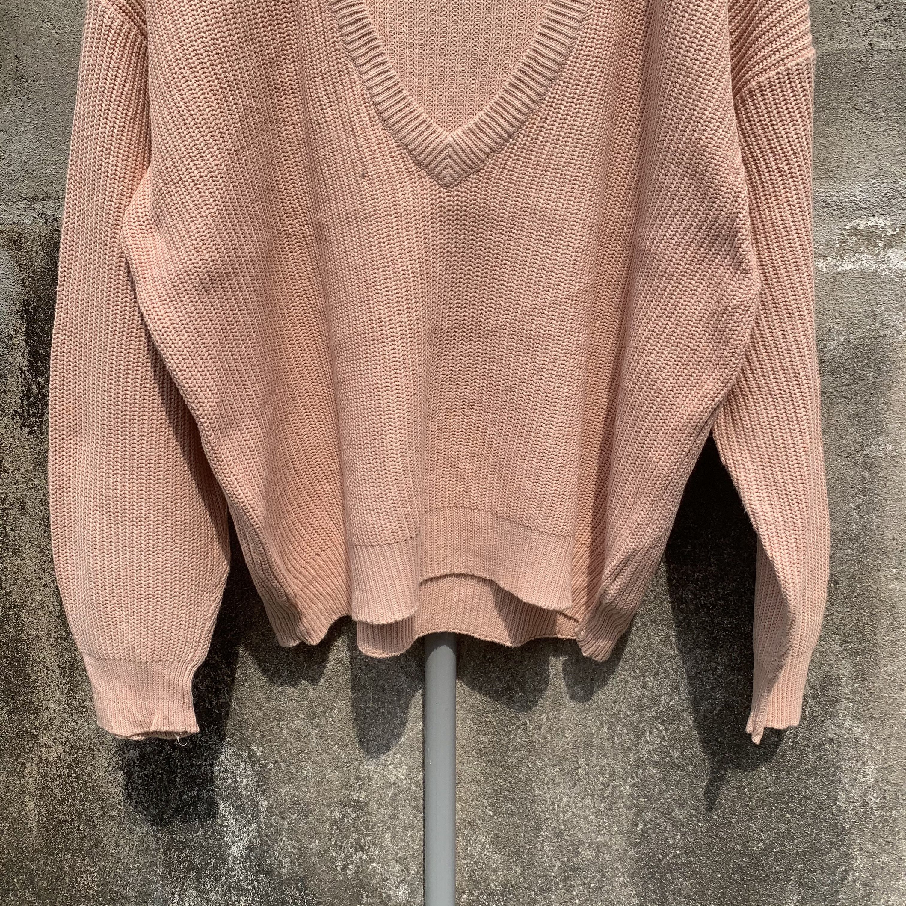 Aran Isles Knitwear Pendora Knit Vneck Jumper Baggy Pullover Sweater Size US L / EU 52-54 / 3 - 4 Thumbnail