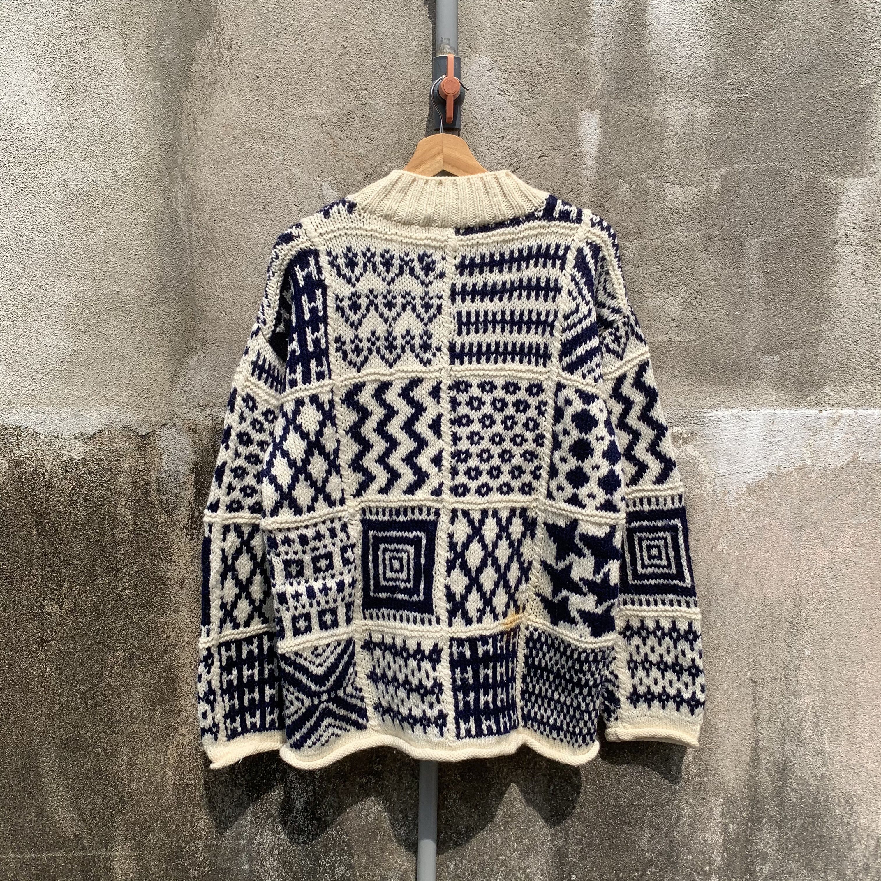 Aran Isles Knitwear Vintage JUVIE CLUB JAPAN Knit Baggy Jumper Pullover Sweater Size US M / EU 48-50 / 2 - 8 Thumbnail