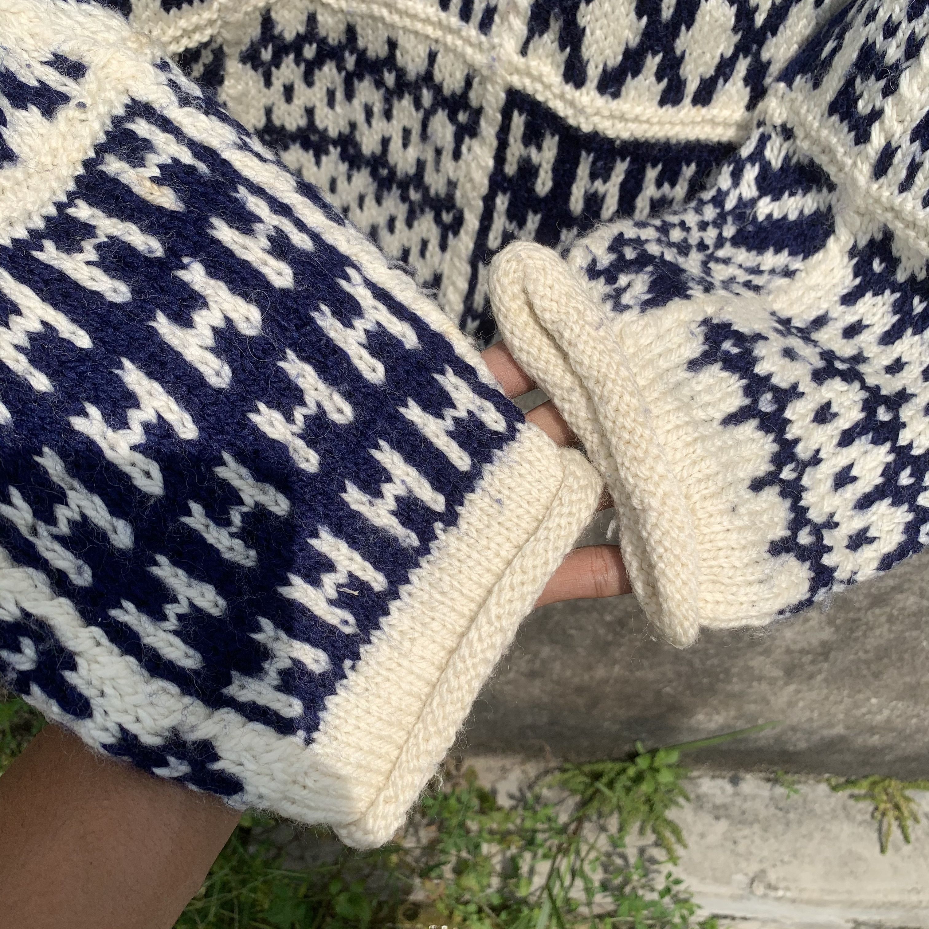 Aran Isles Knitwear Vintage JUVIE CLUB JAPAN Knit Baggy Jumper Pullover Sweater Size US M / EU 48-50 / 2 - 7 Thumbnail
