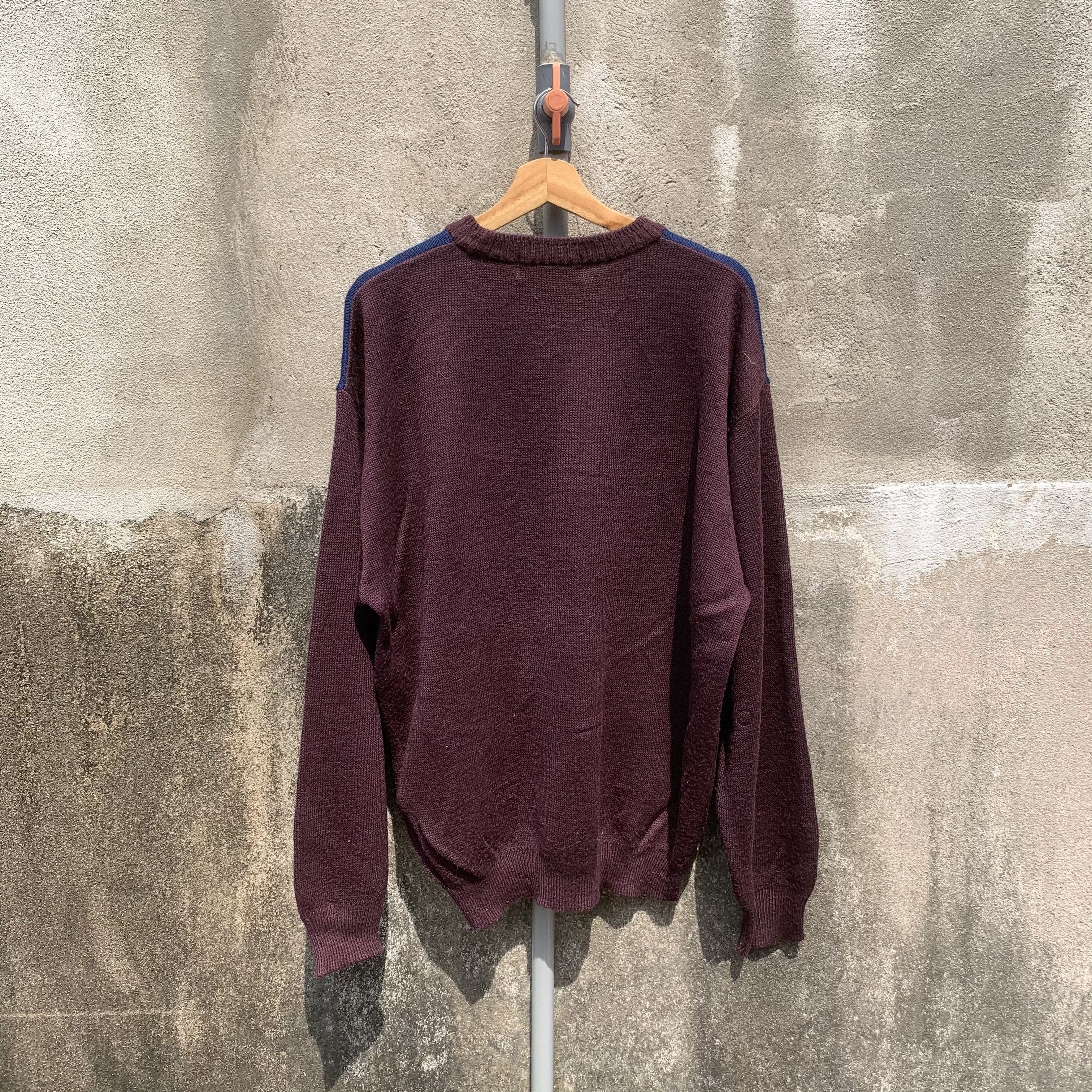 Tornado Mart Vintage Sole D’Oro Knit PatchworkStyle Jumper Baggy Sweater Size US L / EU 52-54 / 3 - 9 Thumbnail