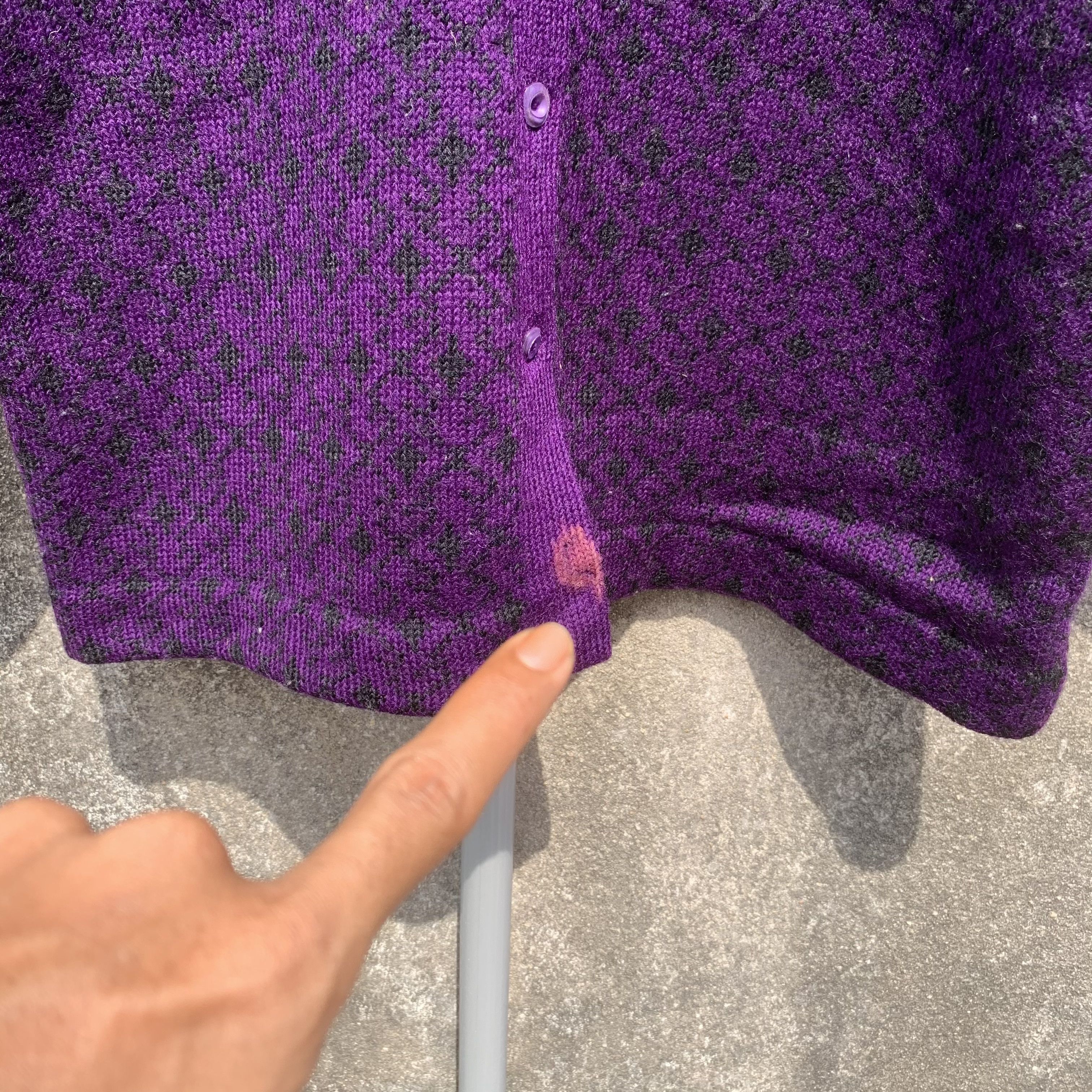 Aran Isles Knitwear Cropped Cardigan Japanese Knit Jumper Pullover Art Sweater Size US S / EU 44-46 / 1 - 6 Thumbnail