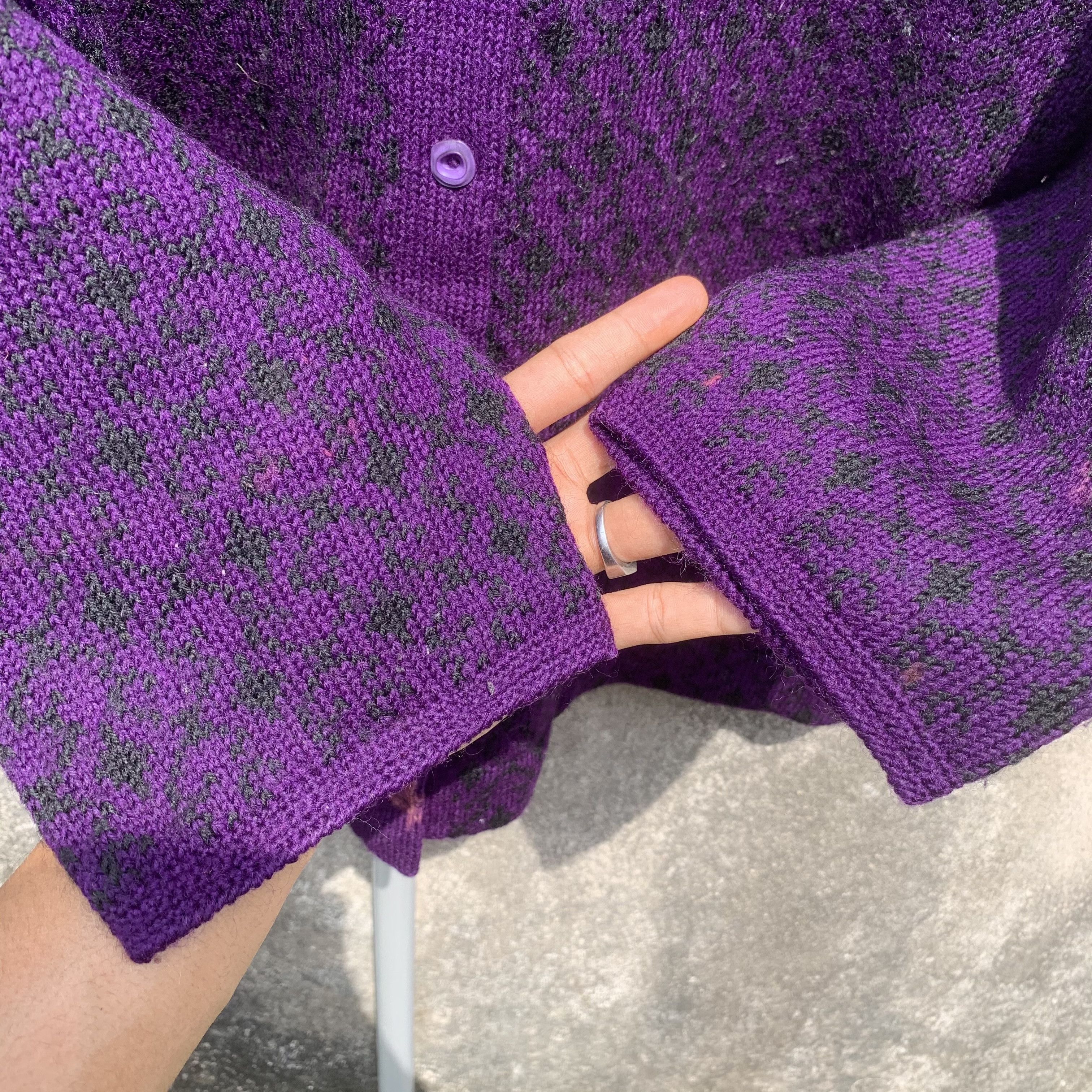 Aran Isles Knitwear Cropped Cardigan Japanese Knit Jumper Pullover Art Sweater Size US S / EU 44-46 / 1 - 9 Thumbnail