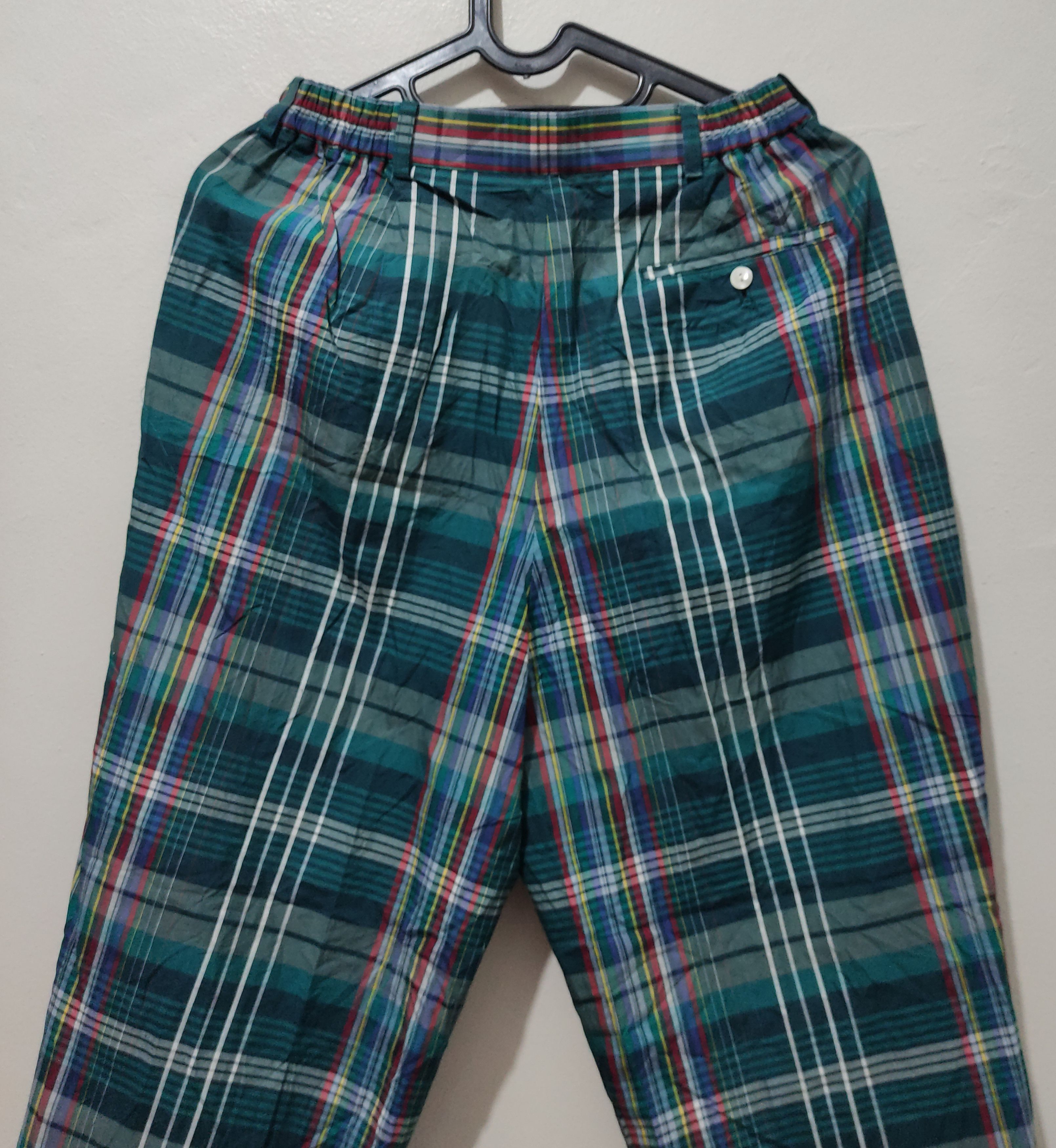 Burberry × Vintage Burberrys Womens Nova Check Tartan Pants Rare Colour Size US 30 / EU 46 - 12 Thumbnail