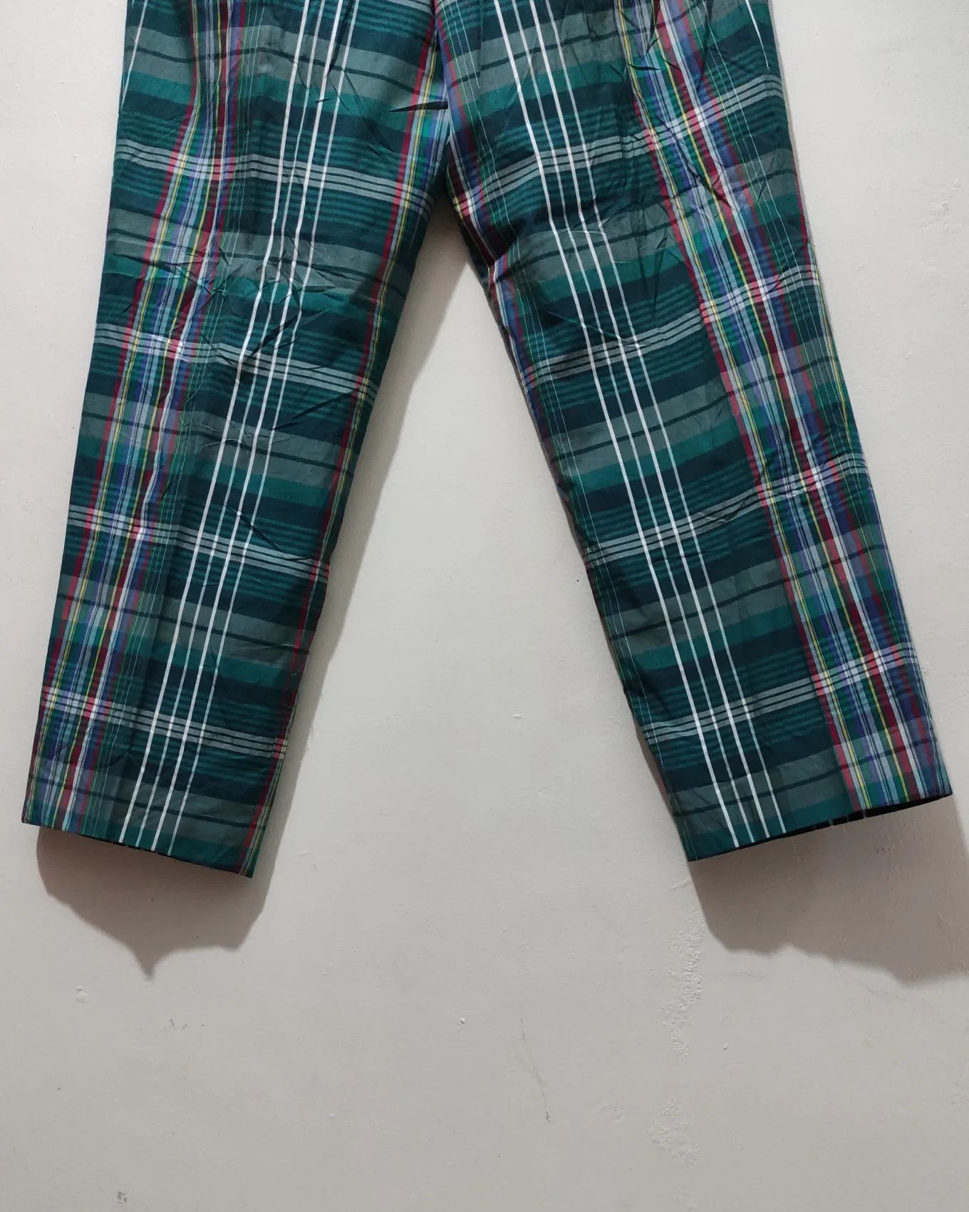Burberry × Vintage Burberrys Womens Nova Check Tartan Pants Rare Colour Size US 30 / EU 46 - 11 Thumbnail