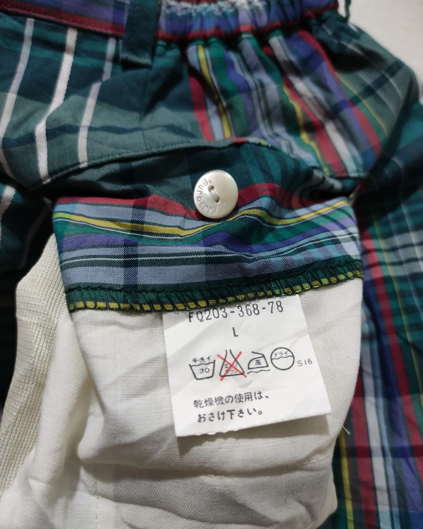 Burberry × Vintage Burberrys Womens Nova Check Tartan Pants Rare Colour Size US 30 / EU 46 - 9 Thumbnail