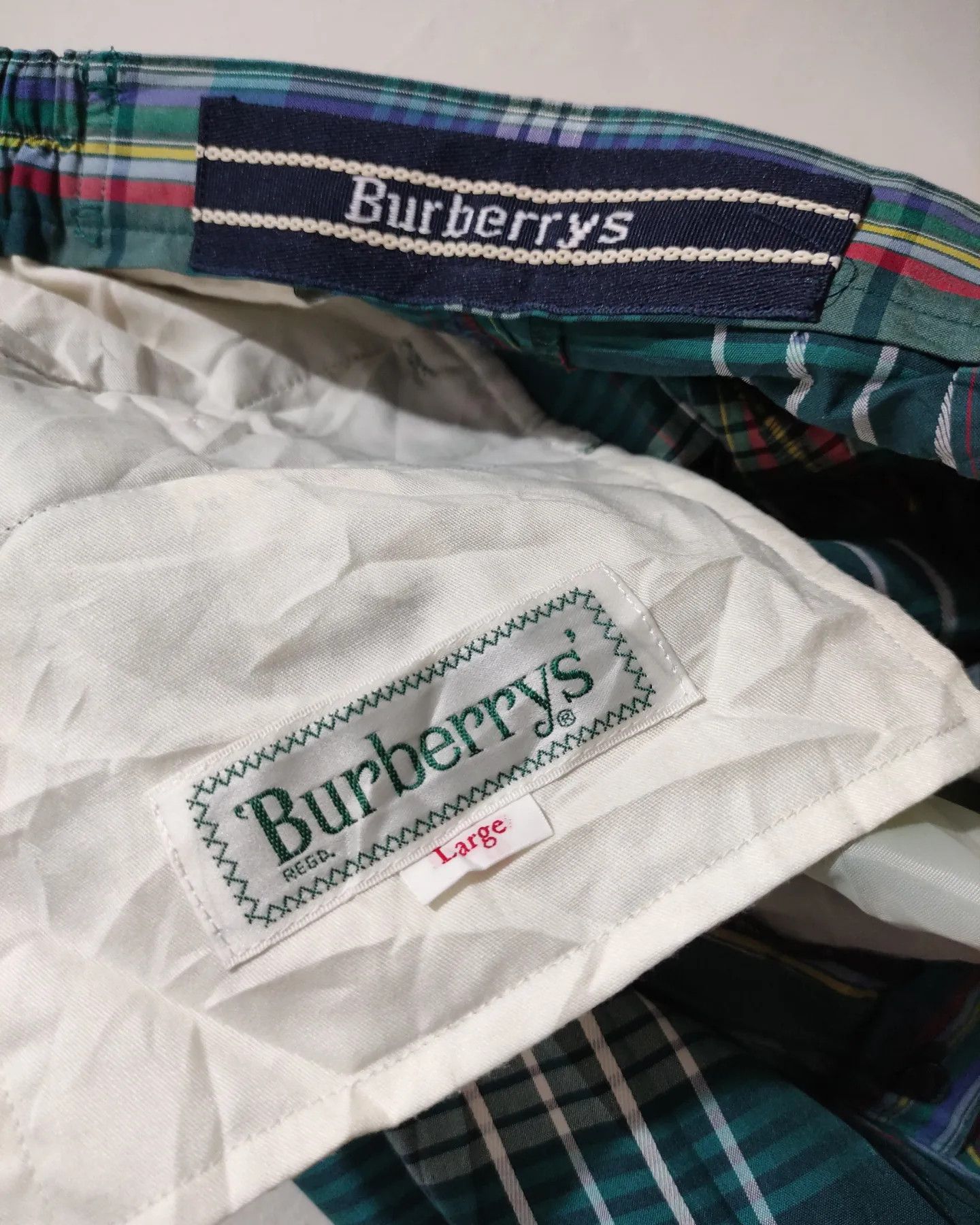 Burberry × Vintage Burberrys Womens Nova Check Tartan Pants Rare Colour Size US 30 / EU 46 - 6 Thumbnail