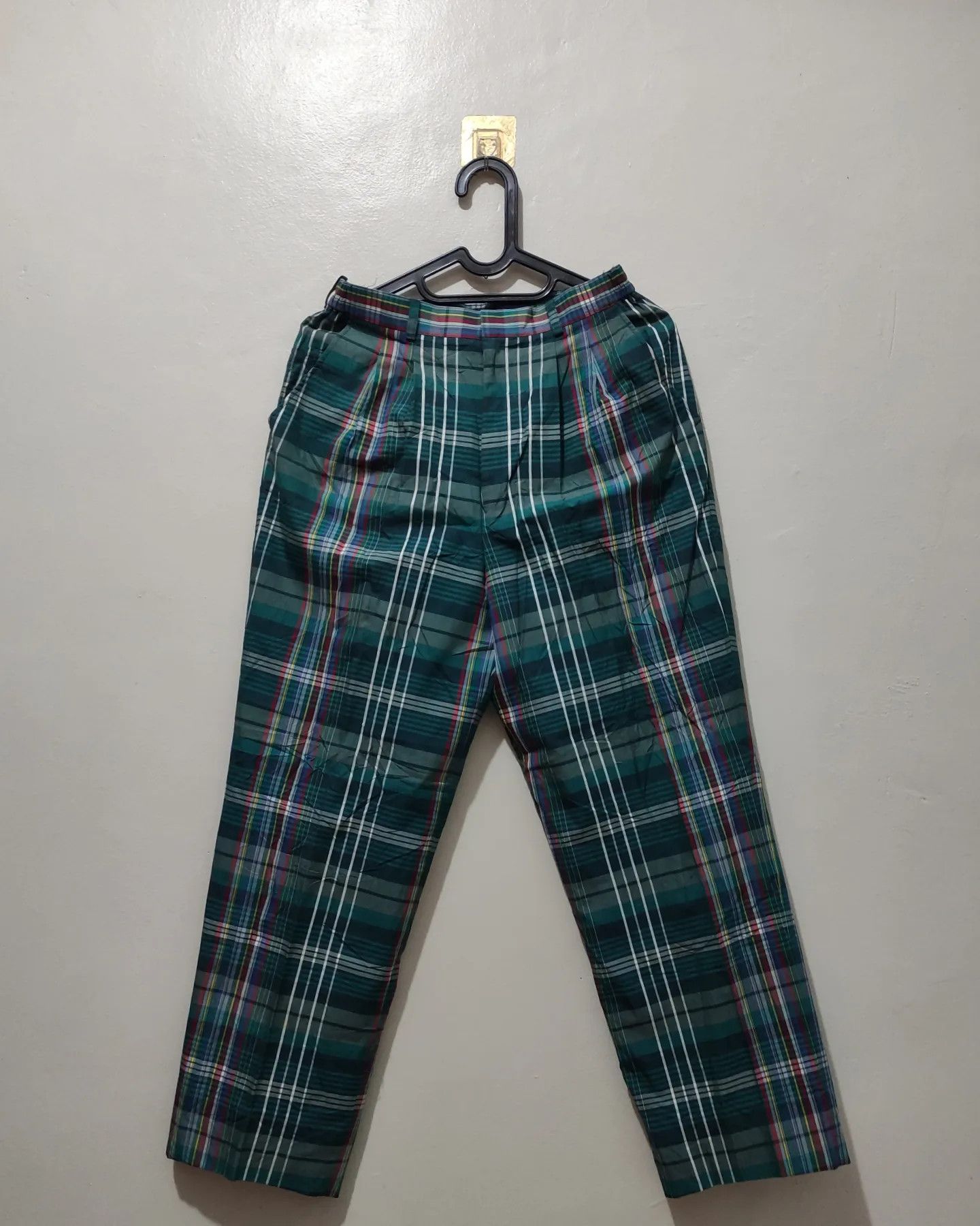 Burberry × Vintage Burberrys Womens Nova Check Tartan Pants Rare Colour Size US 30 / EU 46 - 2 Thumbnail