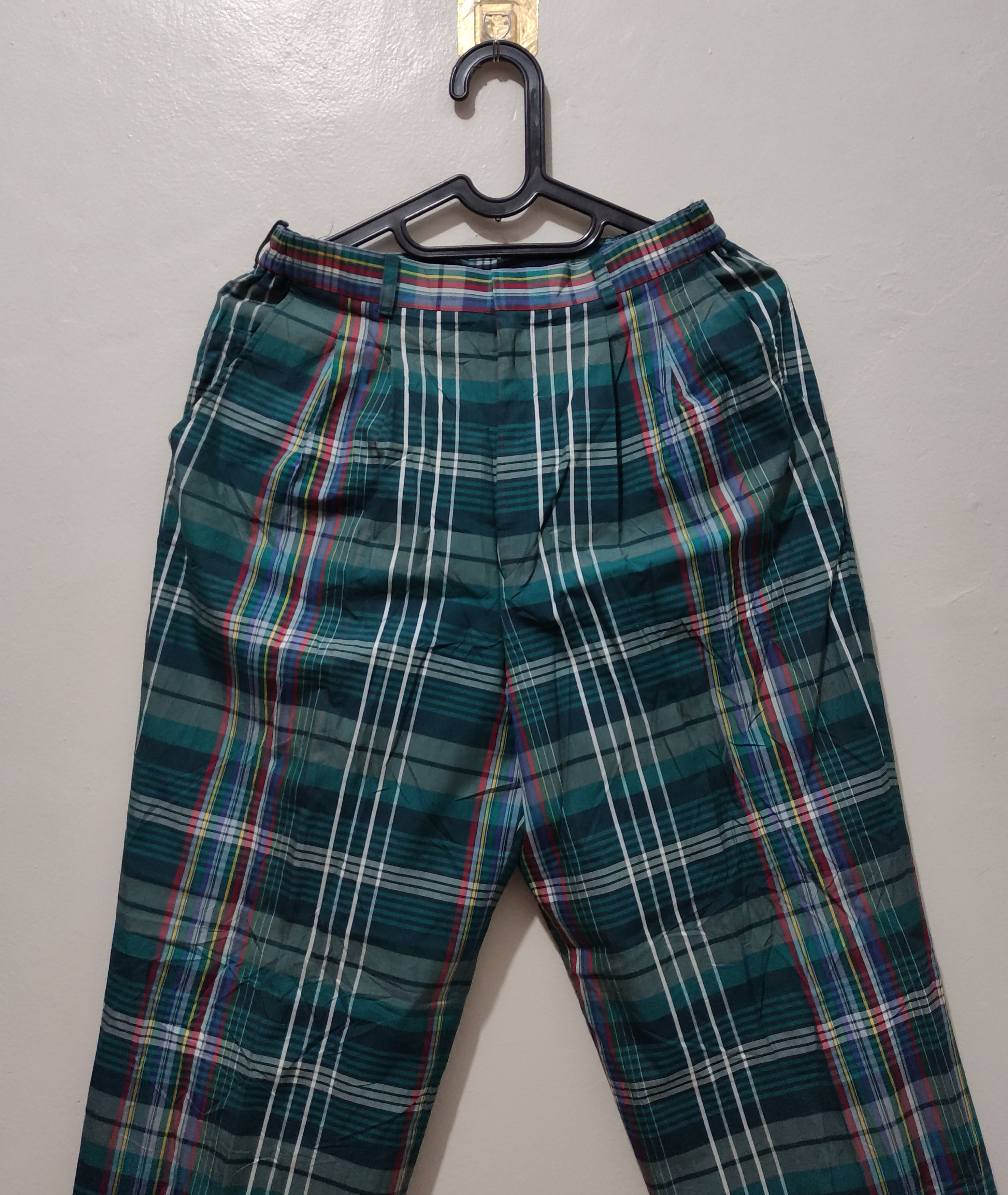 Burberry × Vintage Burberrys Womens Nova Check Tartan Pants Rare Colour Size US 30 / EU 46 - 13 Thumbnail