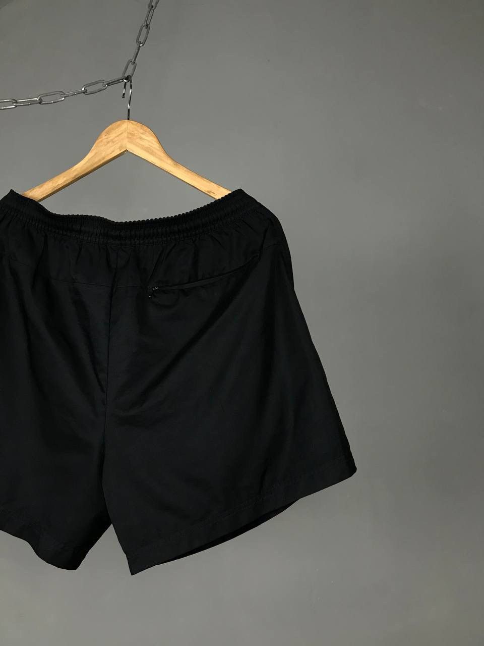 Vintage Nike swoosh streetwear vintage court black shorts Size US 34 / EU 50 - 7 Thumbnail
