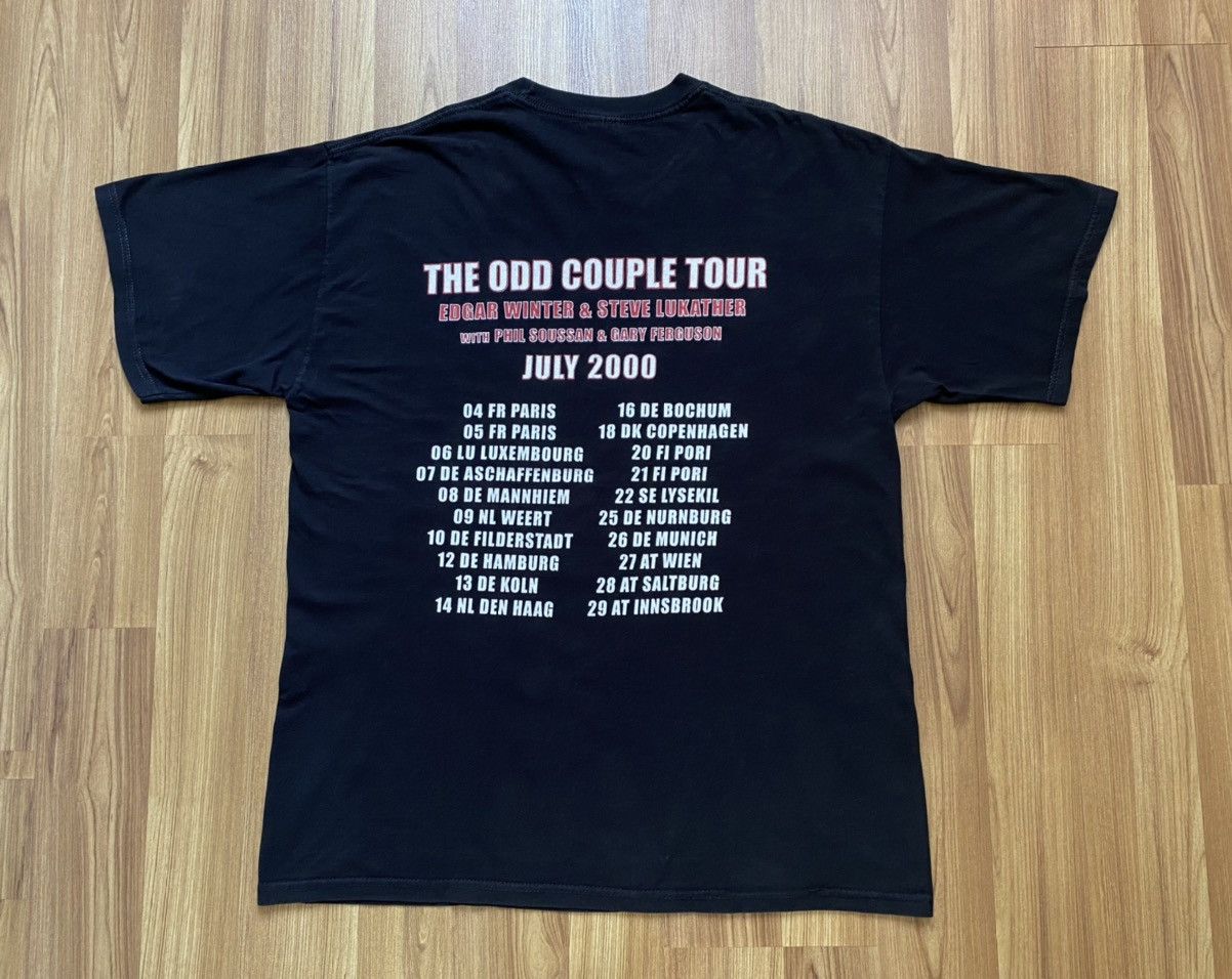 Band Tees The Odd Couple Tour Edgar Winter Steve Lukather 2000 Shirt Size US XL / EU 56 / 4 - 3 Thumbnail