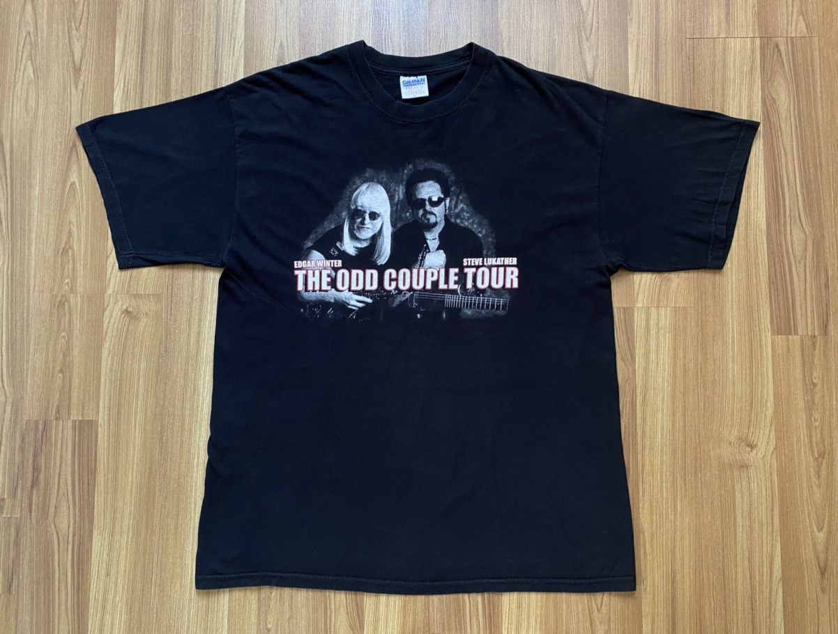 Band Tees The Odd Couple Tour Edgar Winter Steve Lukather 2000 Shirt Size US XL / EU 56 / 4 - 1 Thumbnail