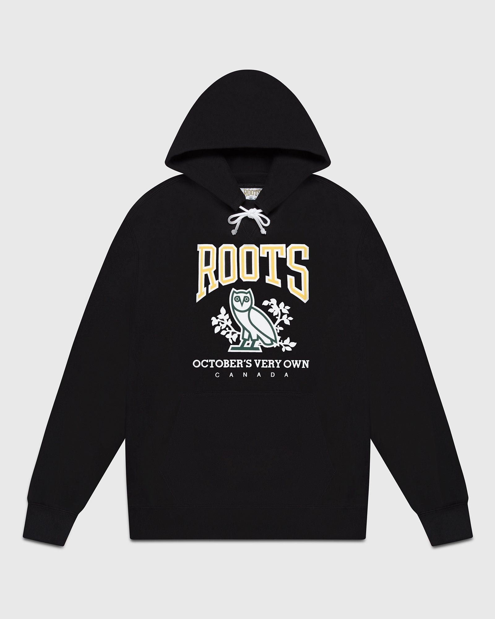 Drake OVO X ROOTS FW21 HERITAGE HOODIE BLACK Size US L / EU 52-54 / 3 - 4 Thumbnail