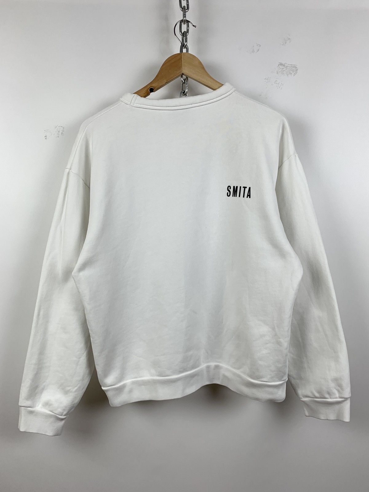 Acne Studios Acne Studios White Follow Print Floral Stockholm Sweatshirt Size US XXS / EU 40 - 3 Thumbnail