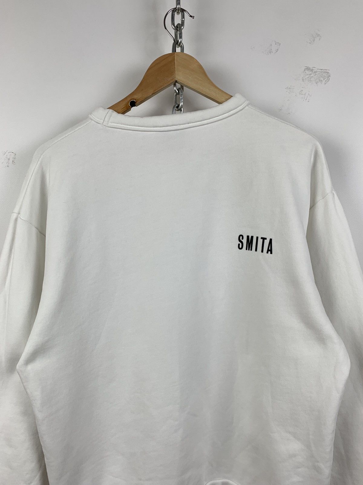 Acne Studios Acne Studios White Follow Print Floral Stockholm Sweatshirt Size US XXS / EU 40 - 9 Thumbnail