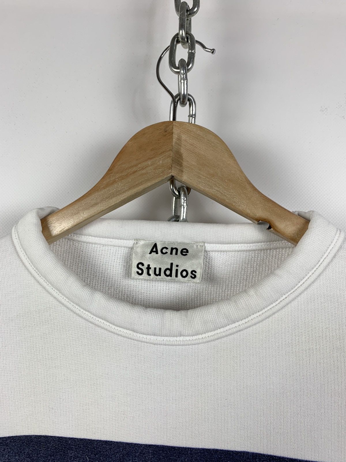 Acne Studios Acne Studios White Follow Print Floral Stockholm Sweatshirt Size US XXS / EU 40 - 15 Thumbnail