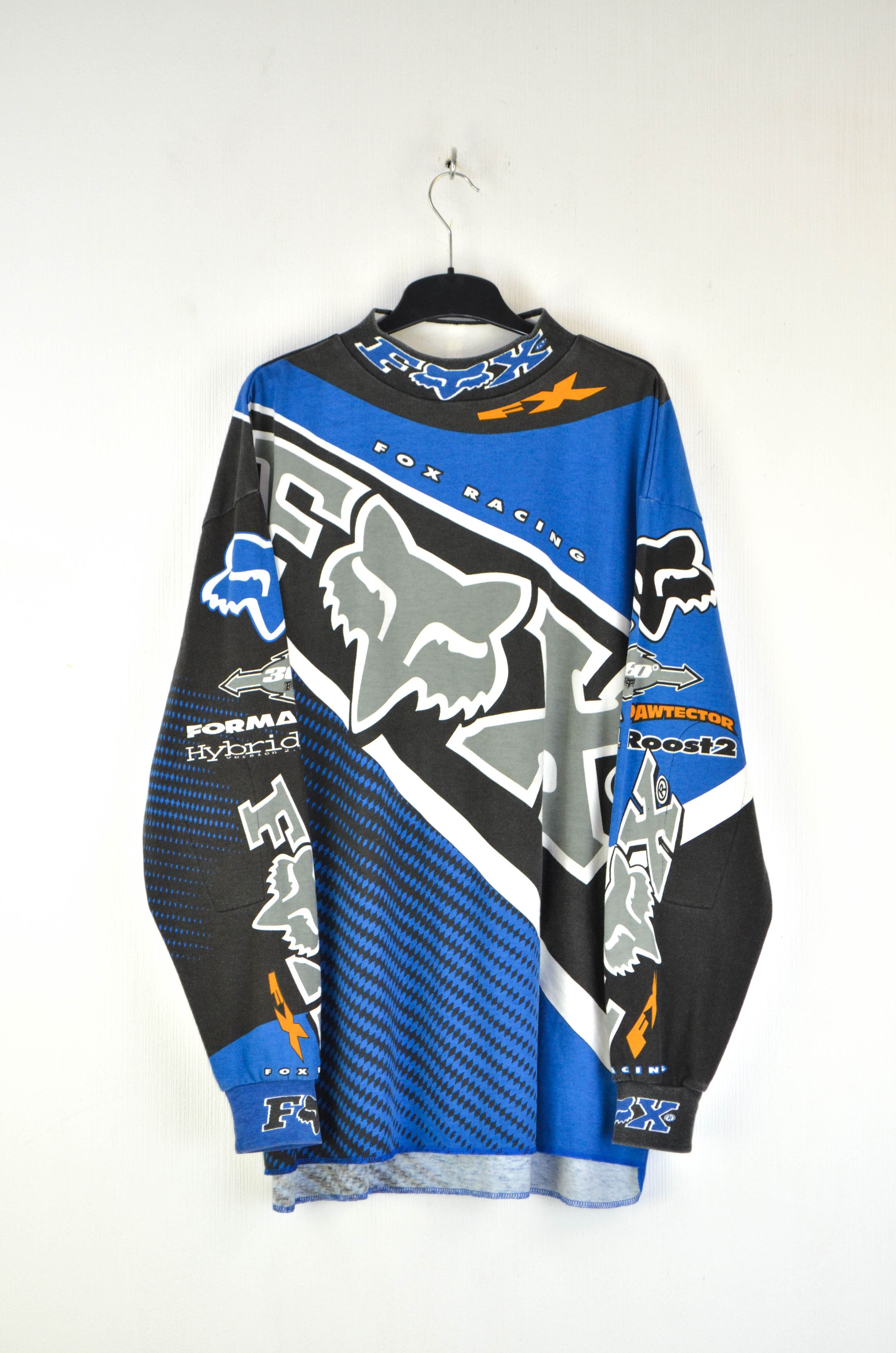 Fox Racing × Racing × Vintage Fox Racing 90s Long Sleeve Jersey 2723AC ...