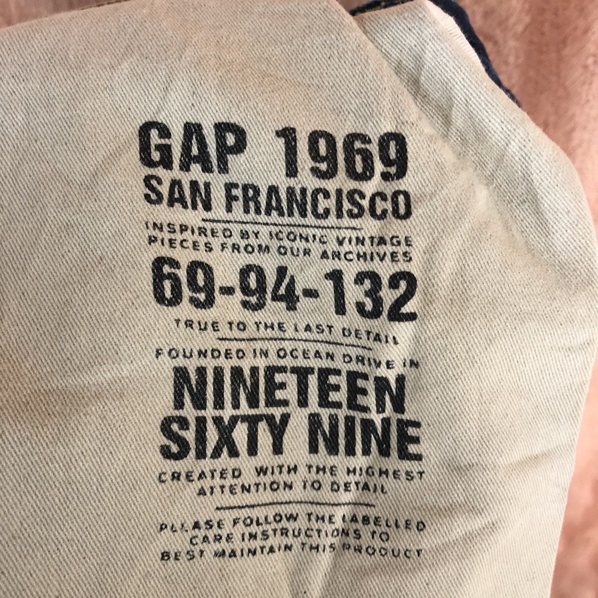 Gap DLL The Gap Blue distressed Denim Jeans Pants #c624 Size US 31 - 14 Thumbnail