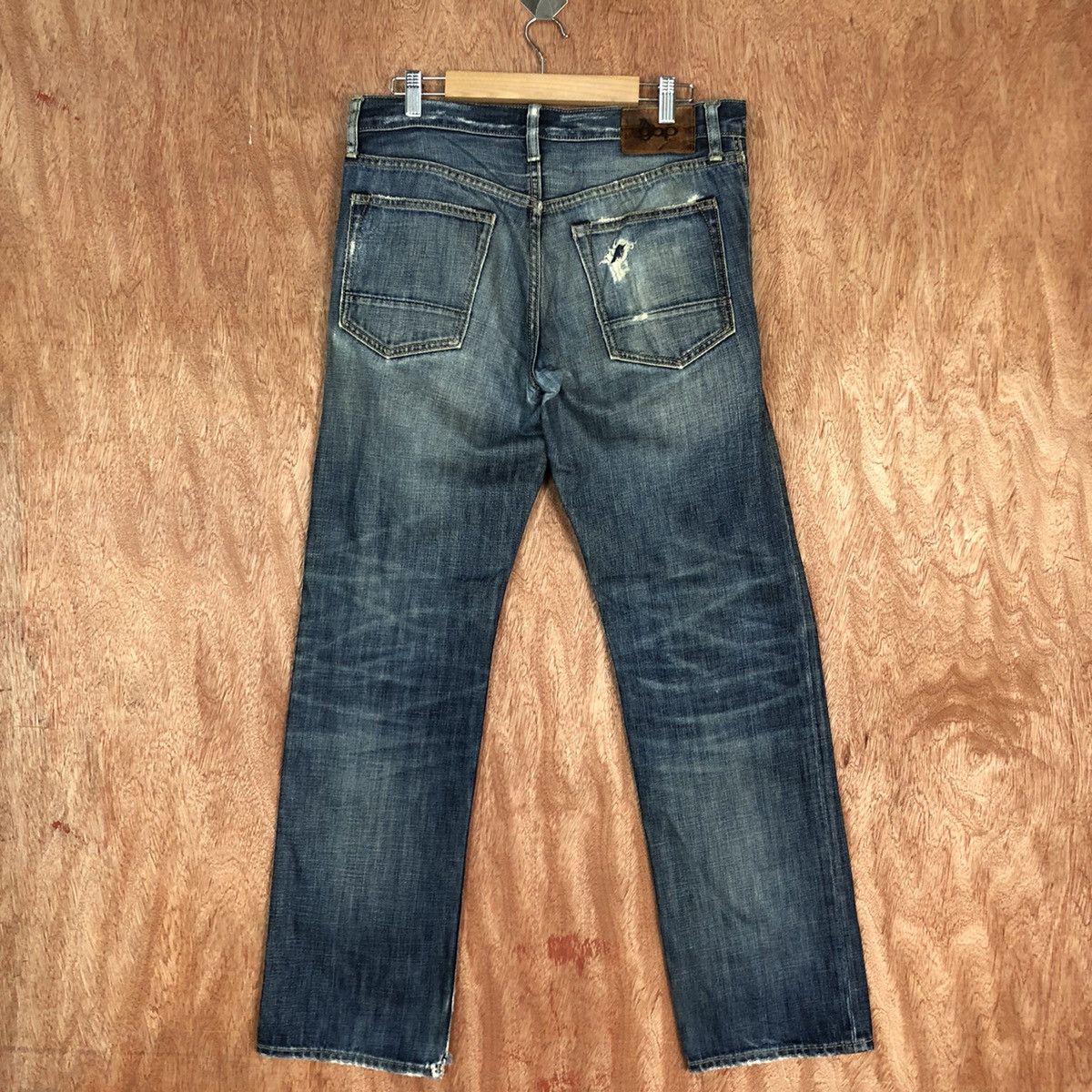 Gap DLL The Gap Blue distressed Denim Jeans Pants #c624 Size US 31 - 8 Thumbnail