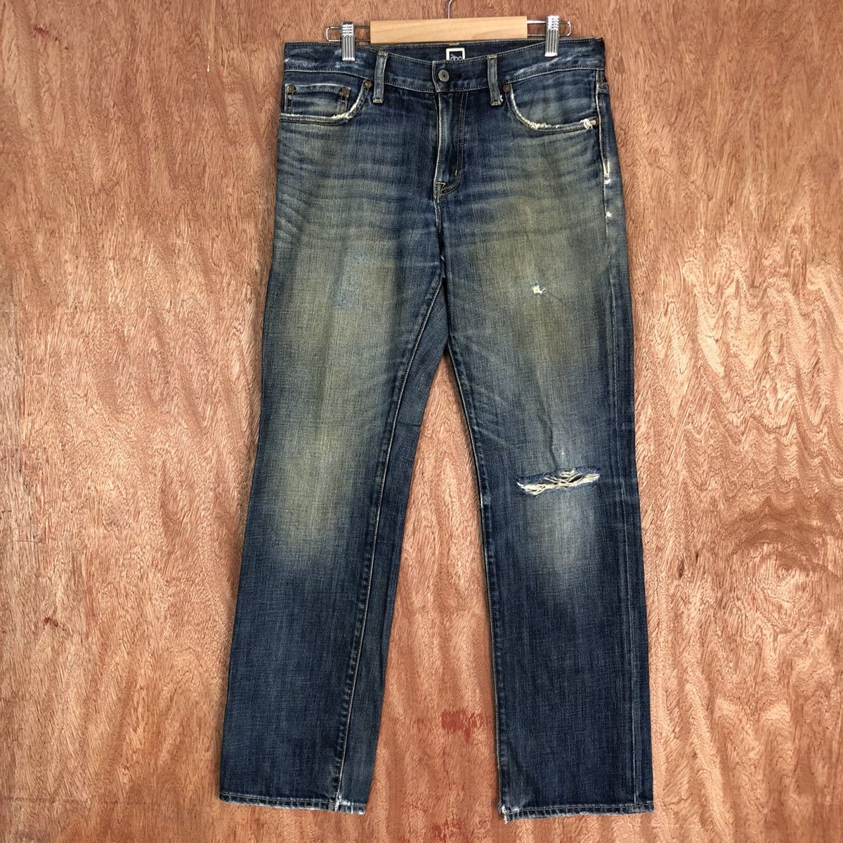 Gap DLL The Gap Blue distressed Denim Jeans Pants #c624 Size US 31 - 1 Thumbnail