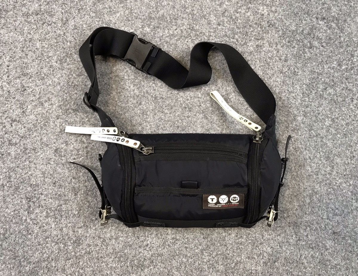 Japanese Brand 💥RARE MULTIPOCKET TOUGH JEANS Inc. BAG Size ONE SIZE - 2 Thumbnail