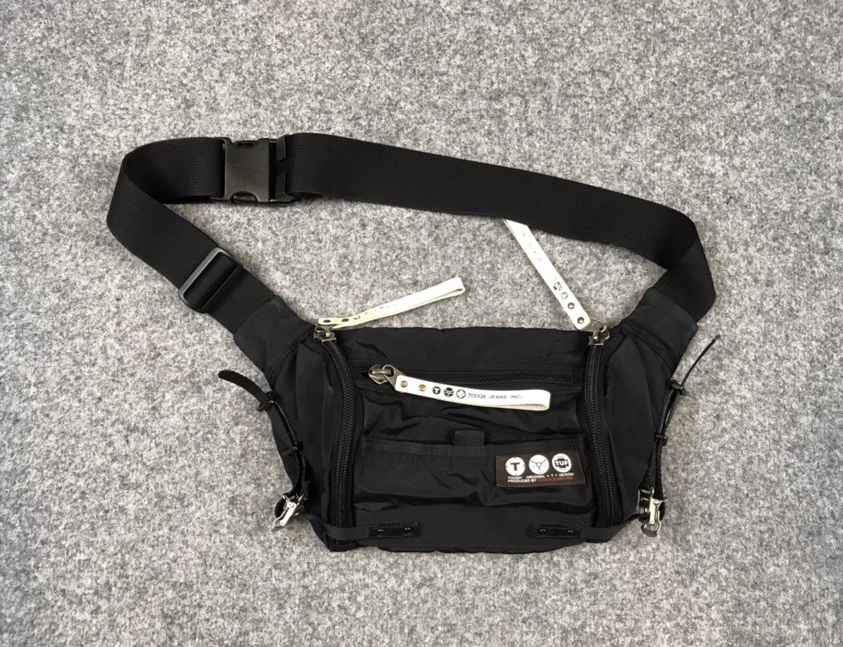 Japanese Brand 💥RARE MULTIPOCKET TOUGH JEANS Inc. BAG Size ONE SIZE - 25 Thumbnail