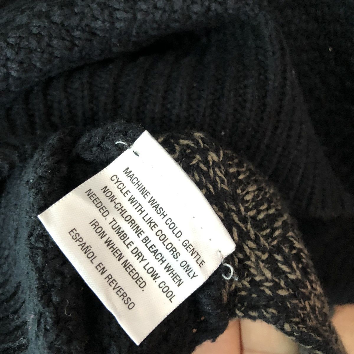 Aran Isles Knitwear × Homespun Knitwear Style&Co Black Knitwear Sweater #6114 Size US S / EU 44-46 / 1 - 11 Thumbnail
