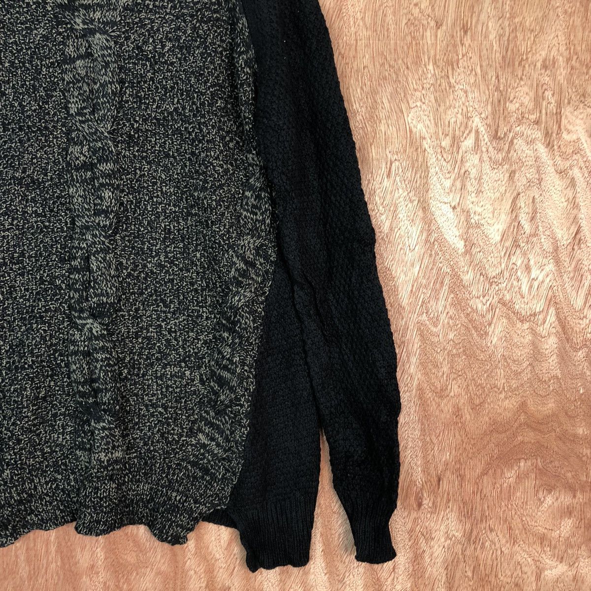 Aran Isles Knitwear × Homespun Knitwear Style&Co Black Knitwear Sweater #6114 Size US S / EU 44-46 / 1 - 5 Thumbnail