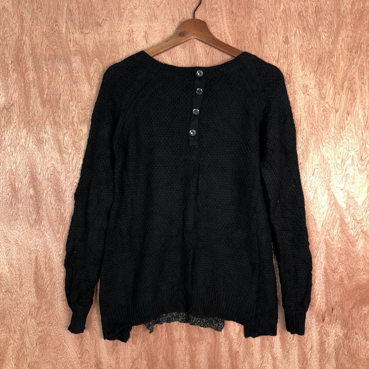 Aran Isles Knitwear × Homespun Knitwear Style&Co Black Knitwear Sweater #6114 Size US S / EU 44-46 / 1 - 10 Thumbnail