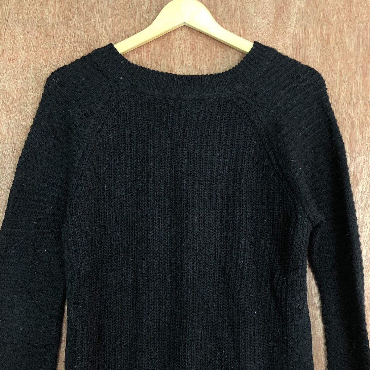 Homespun Knitwear × Japanese Brand Retrod Black Shag Shaggy Knitwear sweatshirt #6109 Size US M / EU 48-50 / 2 - 8 Thumbnail