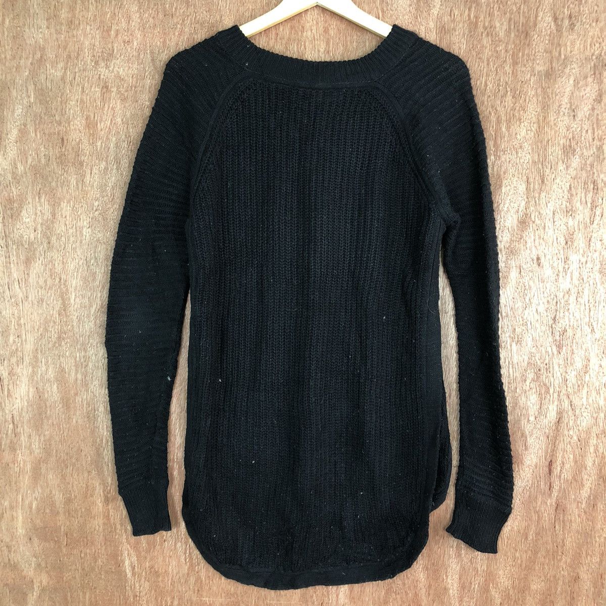 Homespun Knitwear × Japanese Brand Retrod Black Shag Shaggy Knitwear sweatshirt #6109 Size US M / EU 48-50 / 2 - 3 Thumbnail