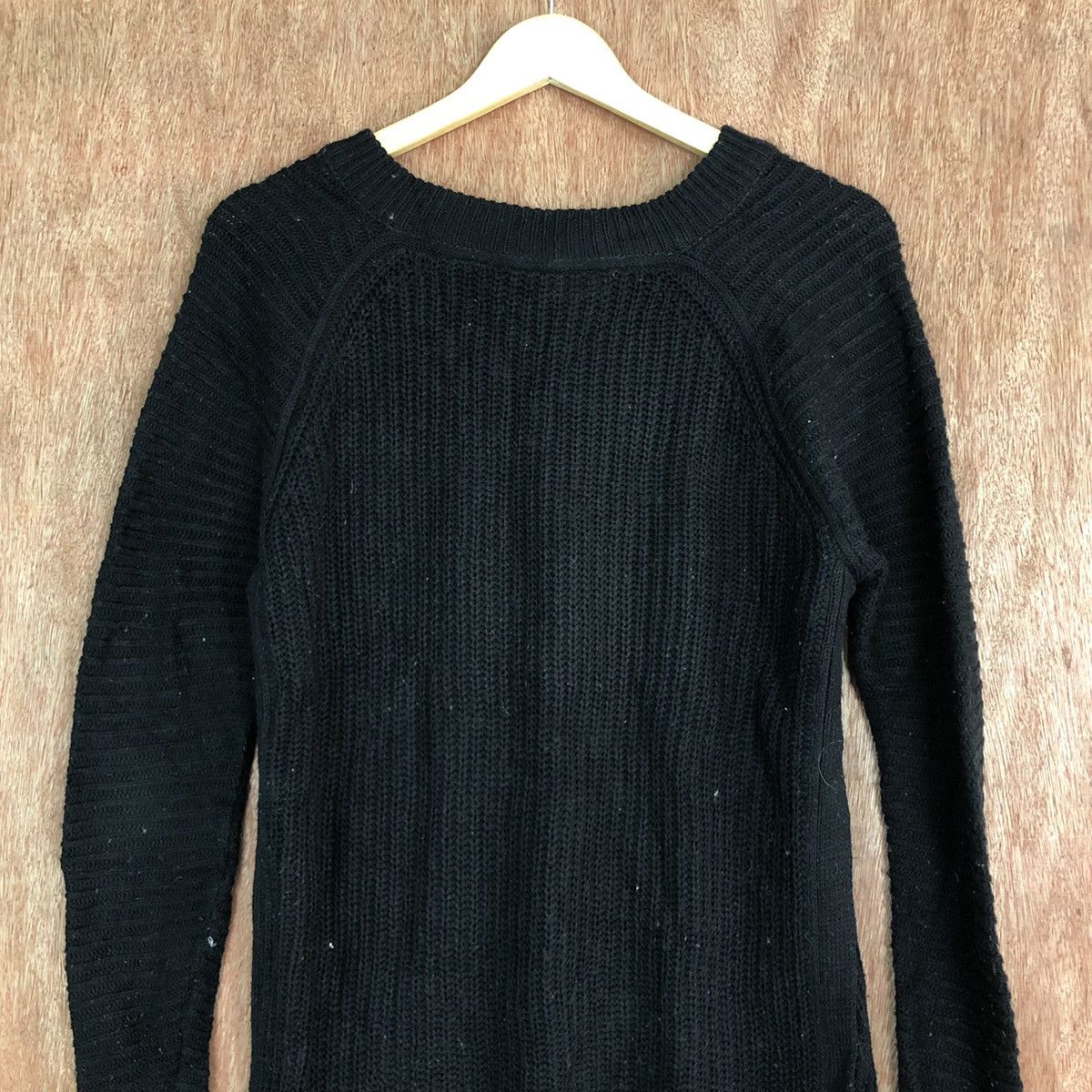 Homespun Knitwear × Japanese Brand Retrod Black Shag Shaggy Knitwear sweatshirt #6109 Size US M / EU 48-50 / 2 - 2 Thumbnail