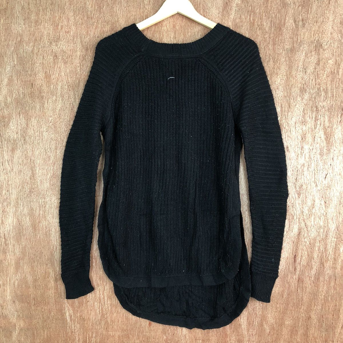 Homespun Knitwear × Japanese Brand Retrod Black Shag Shaggy Knitwear sweatshirt #6109 Size US M / EU 48-50 / 2 - 10 Thumbnail