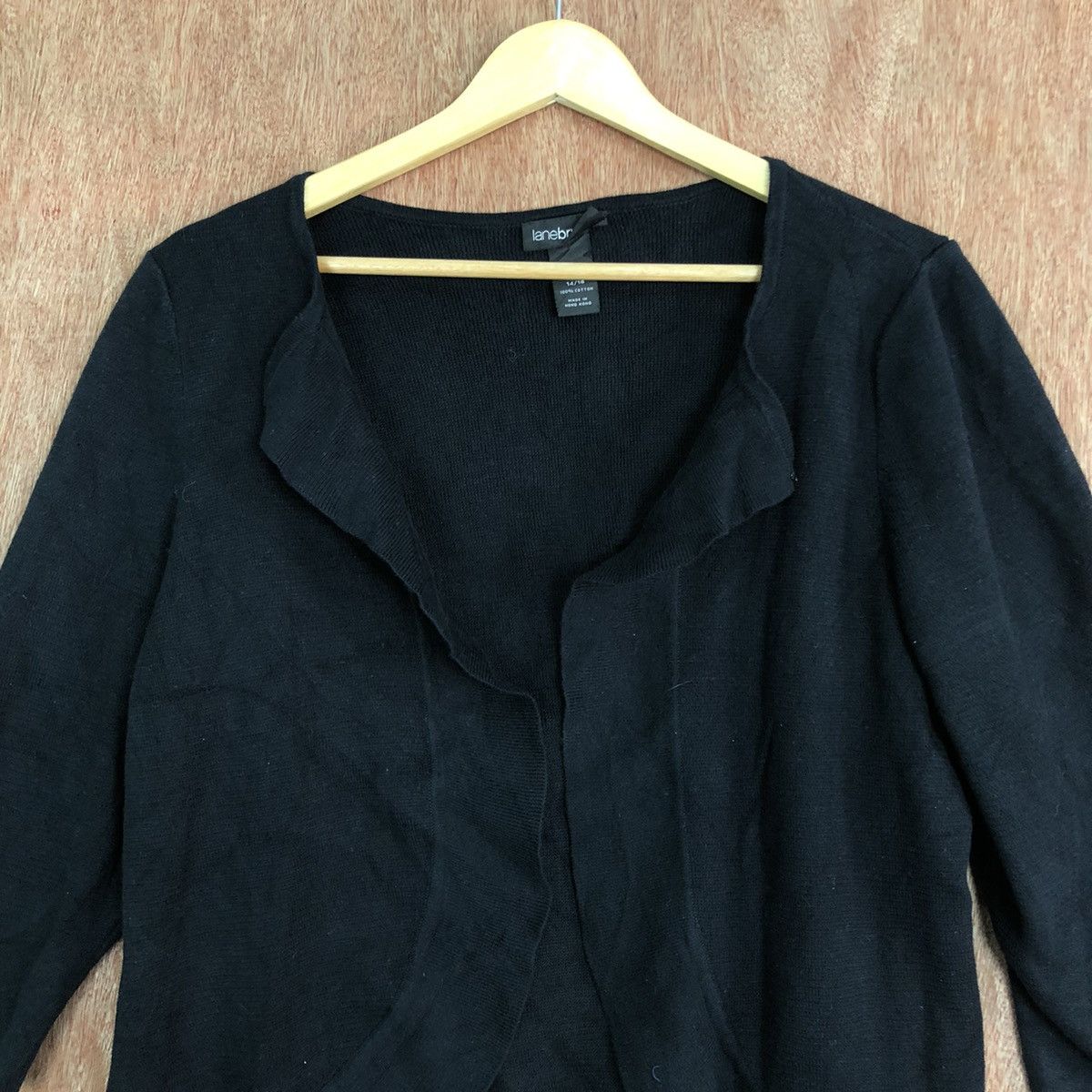 Homespun Knitwear × Japanese Brand Lanebryant Black Cardigan #6104 Size US M / EU 48-50 / 2 - 8 Thumbnail