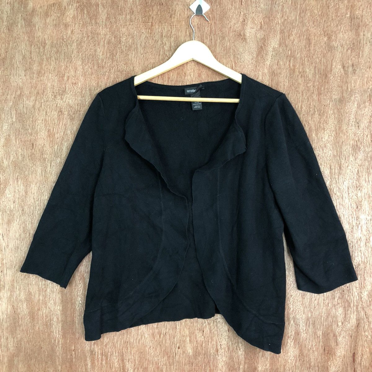 Homespun Knitwear × Japanese Brand Lanebryant Black Cardigan #6104 Size US M / EU 48-50 / 2 - 1 Thumbnail