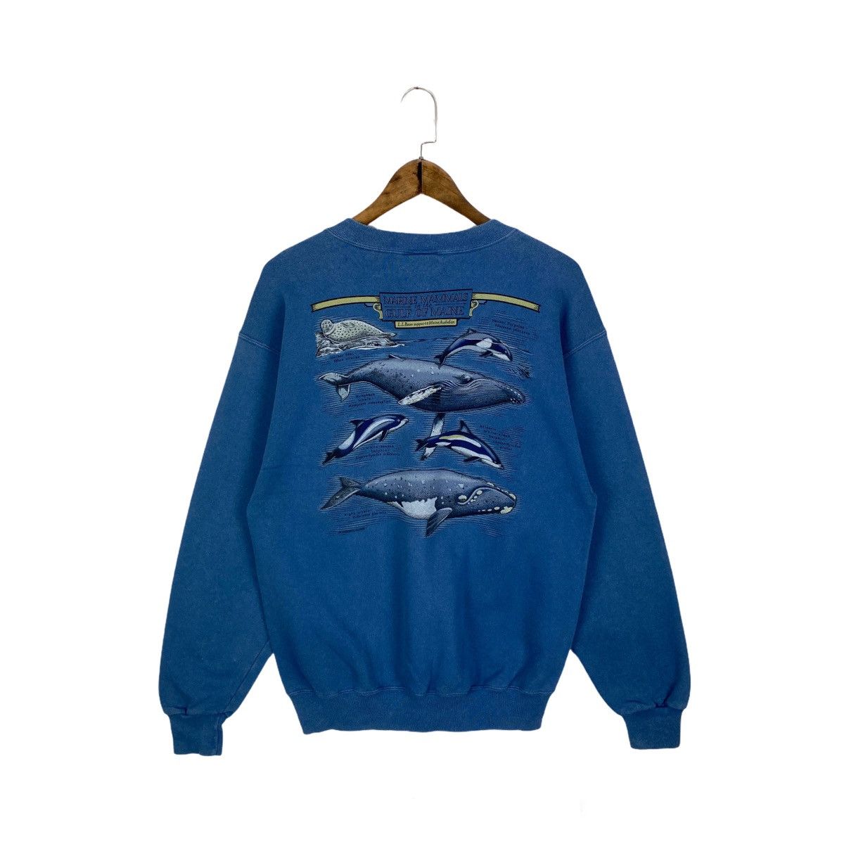 90s LL Bean Harborside Graphics Marine Mammals