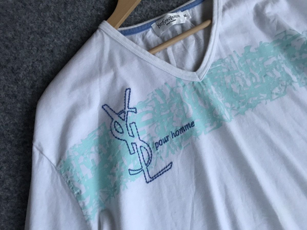 Yves Saint Laurent Yves Saint Laurent t-shirt multi logo Size US XL / EU 56 / 4 - 2 Thumbnail