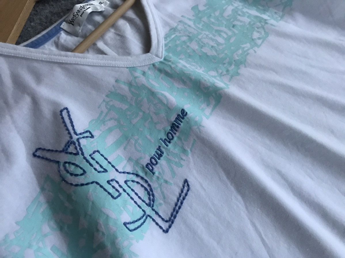 Yves Saint Laurent Yves Saint Laurent t-shirt multi logo Size US XL / EU 56 / 4 - 6 Thumbnail