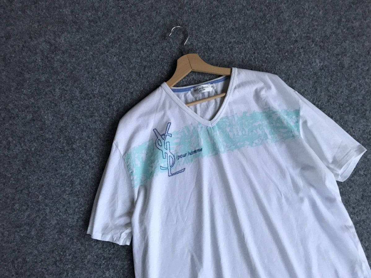 Yves Saint Laurent Yves Saint Laurent t-shirt multi logo Size US XL / EU 56 / 4 - 5 Thumbnail