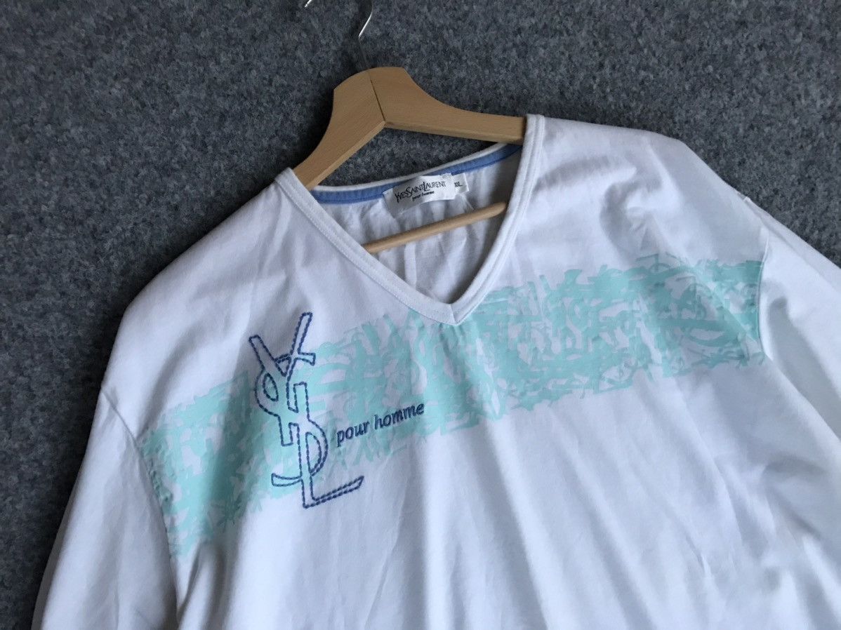 Yves Saint Laurent Yves Saint Laurent t-shirt multi logo Size US XL / EU 56 / 4 - 4 Thumbnail