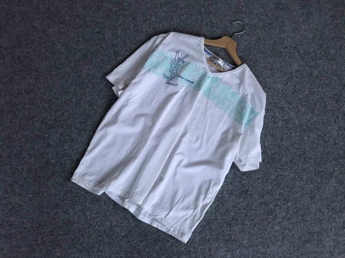 Yves Saint Laurent Yves Saint Laurent t-shirt multi logo Size US XL / EU 56 / 4 - 1 Thumbnail