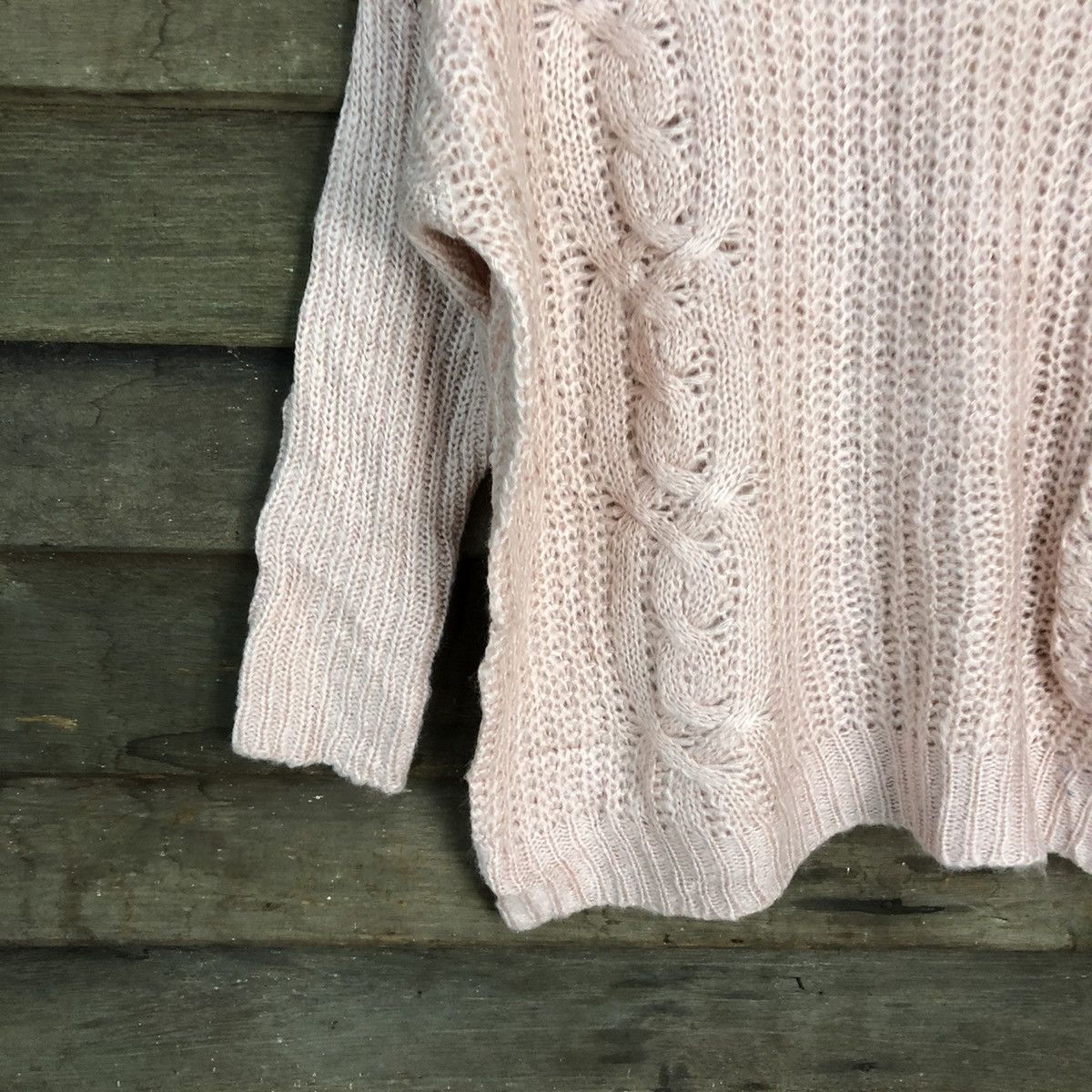 Aran Isles Knitwear Try Too Love You Pink Knitwear crochet #050 Size US M / EU 48-50 / 2 - 4 Thumbnail