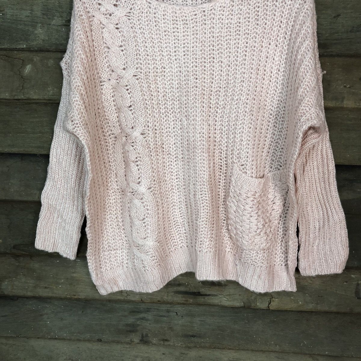 Aran Isles Knitwear Try Too Love You Pink Knitwear crochet #050 Size US M / EU 48-50 / 2 - 3 Thumbnail