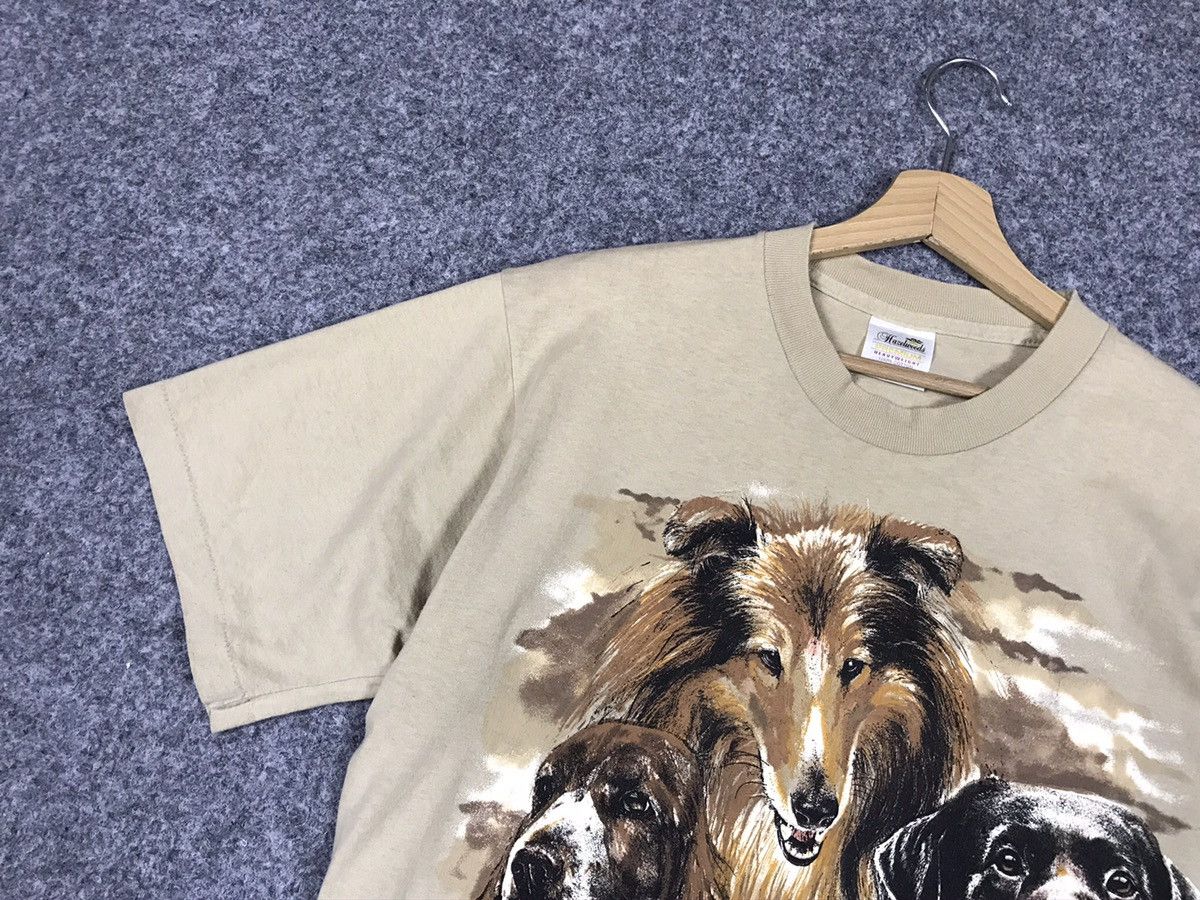 Vintage Hazelwoods Vintage 90s dogs t-shirt Size US L / EU 52-54 / 3 - 8 Thumbnail