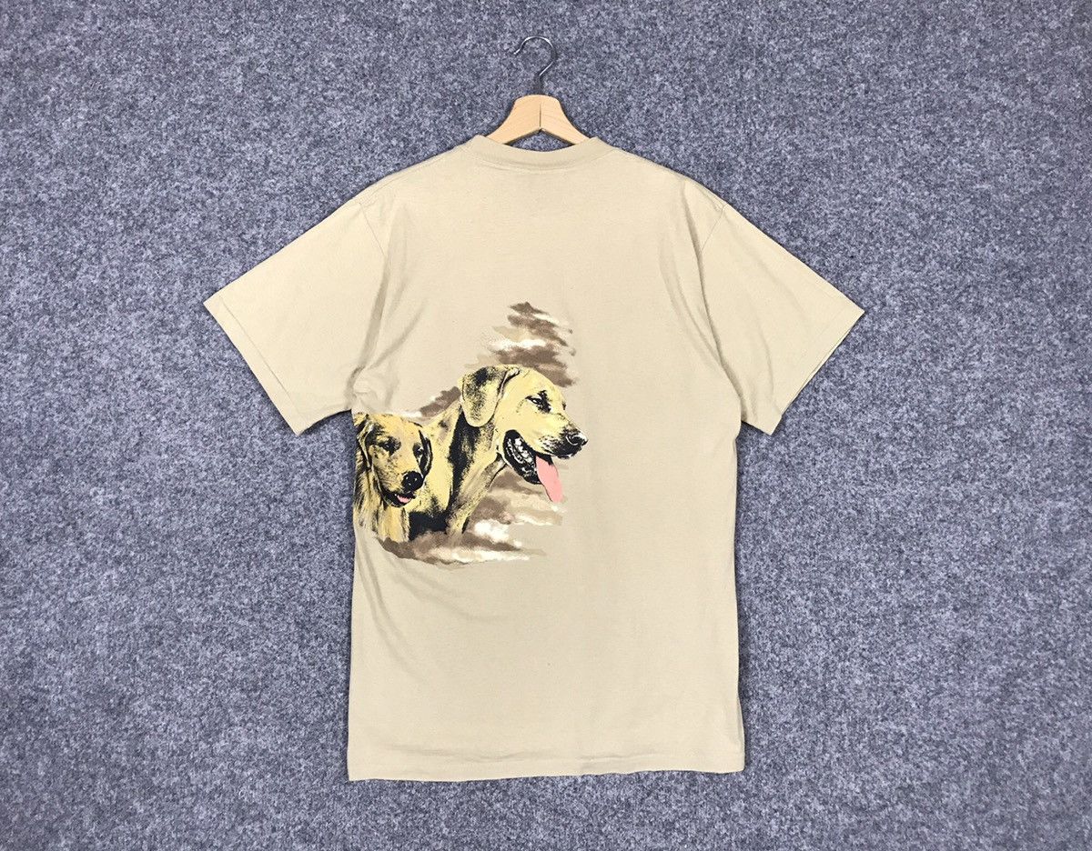 Vintage Hazelwoods Vintage 90s dogs t-shirt Size US L / EU 52-54 / 3 - 2 Thumbnail