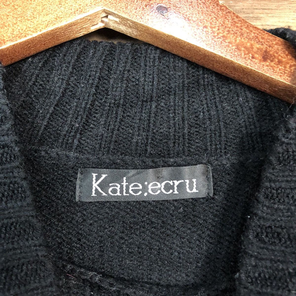 Aran Isles Knitwear Kate Ecru Checkred Grey Black Knitwear #H021 Size US S / EU 44-46 / 1 - 9 Thumbnail