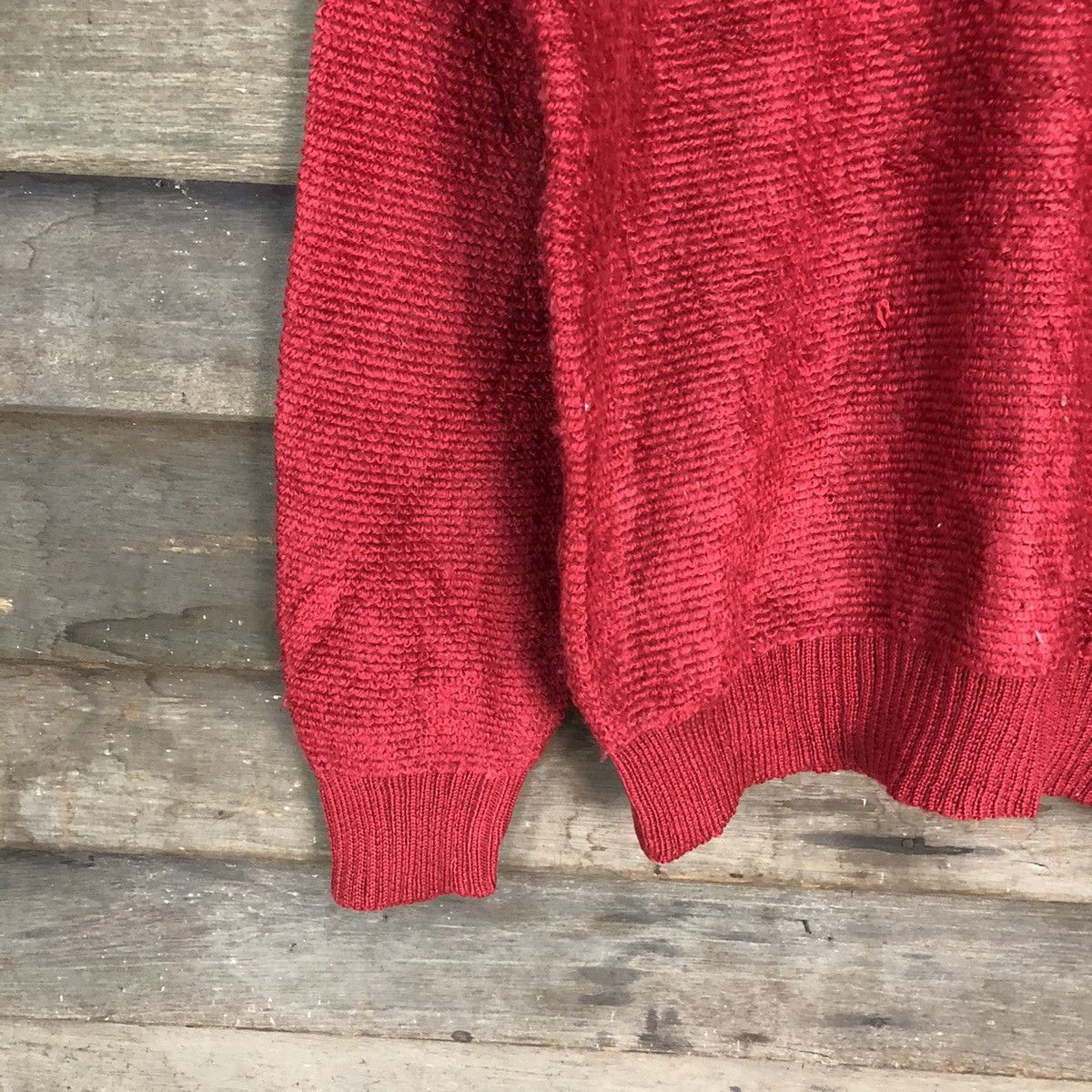 Homespun Knitwear Tasty Red Knitwear sweatshirt vintage #H031 Size US M / EU 48-50 / 2 - 4 Thumbnail