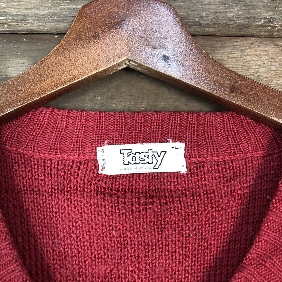 Homespun Knitwear Tasty Red Knitwear sweatshirt vintage #H031 Size US M / EU 48-50 / 2 - 6 Thumbnail
