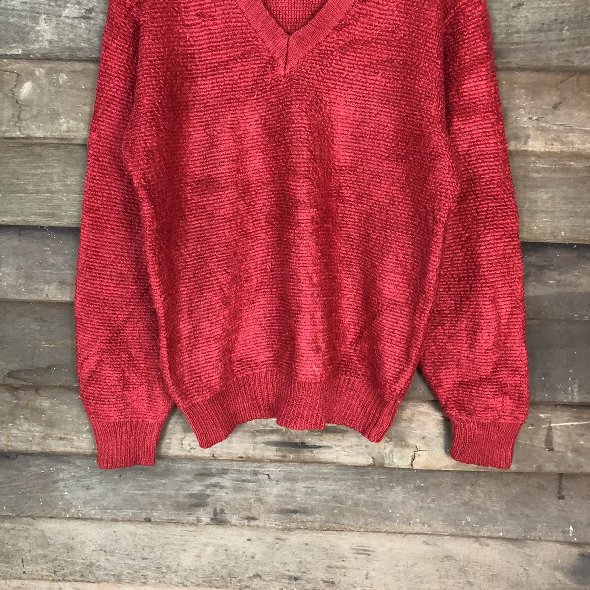 Homespun Knitwear Tasty Red Knitwear sweatshirt vintage #H031 Size US M / EU 48-50 / 2 - 3 Thumbnail