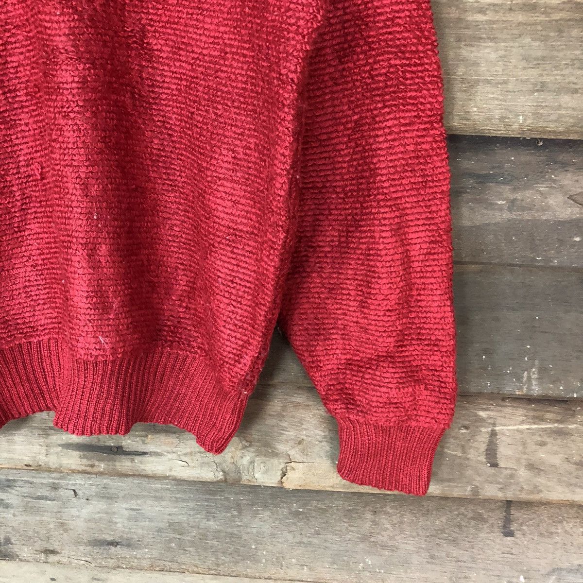 Homespun Knitwear Tasty Red Knitwear sweatshirt vintage #H031 Size US M / EU 48-50 / 2 - 5 Thumbnail